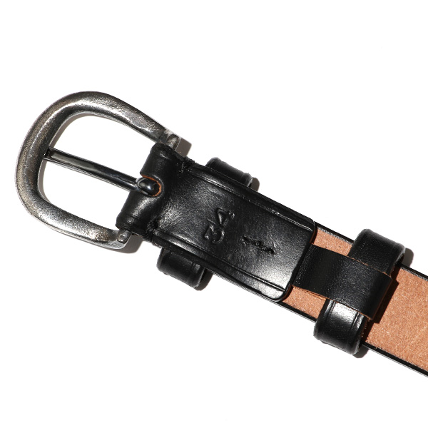 東京ヒマワリ / 池之端銀革店 UKサドルレザー 馬蹄バックルベルト 32mm
