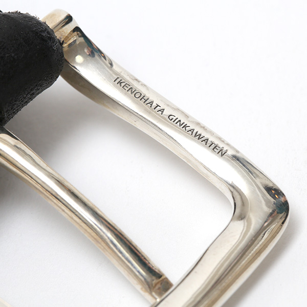 東京ヒマワリ / 池之端銀革店 UKサドルレザースペシャルベルト 銀製