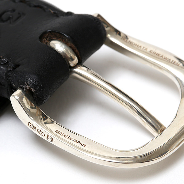 東京ヒマワリ / 池之端銀革店 UKサドルレザースペシャルベルト 銀製