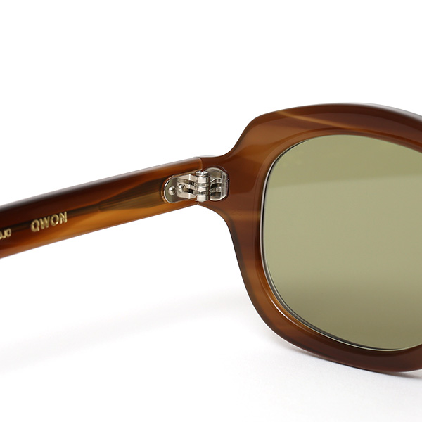 東京ヒマワリ / QWON(クヲン) MOJO(モジョ) オーバル型 サングラス