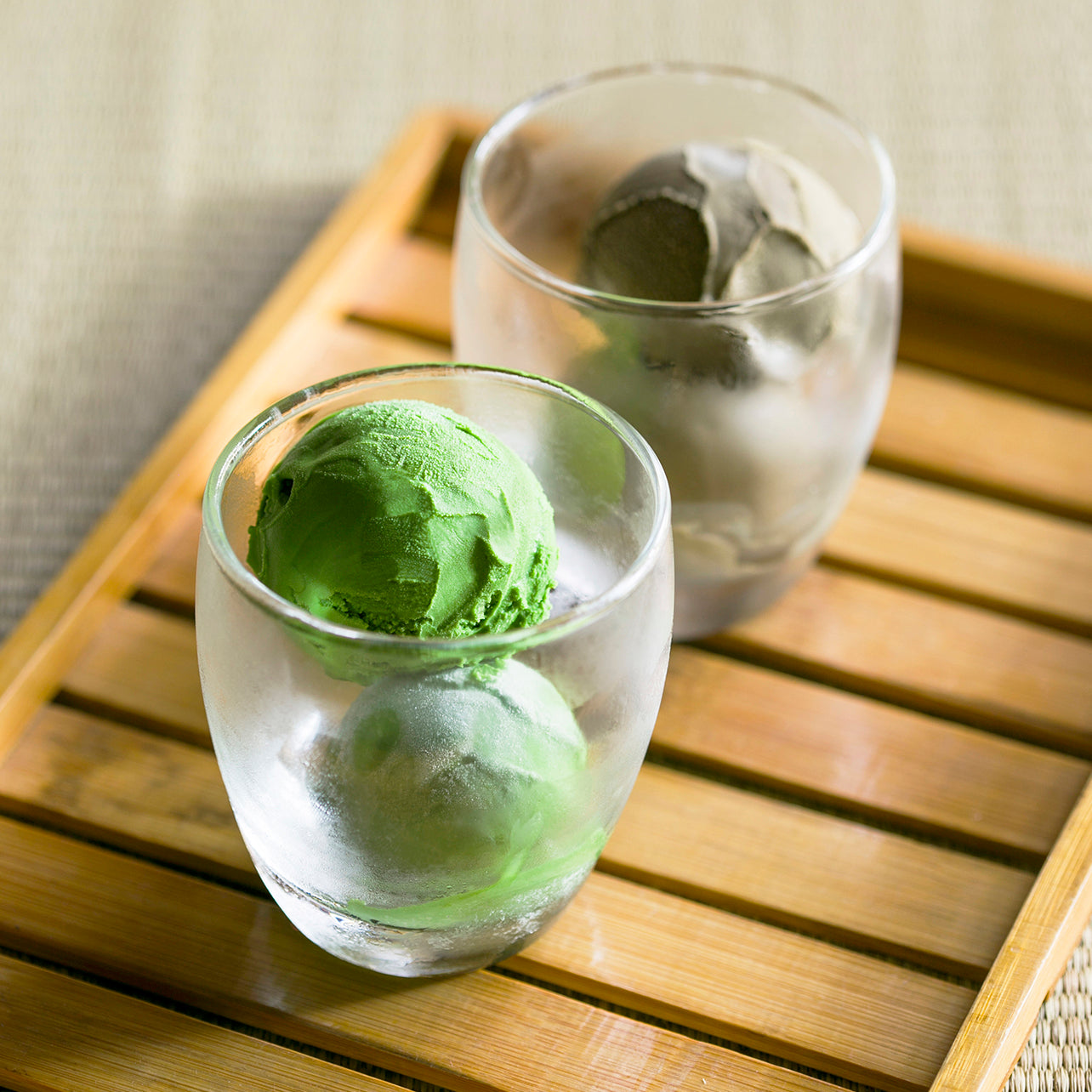 Assorted ice cream [Matcha x 5, Hojicha x 5] – 中村藤吉本店