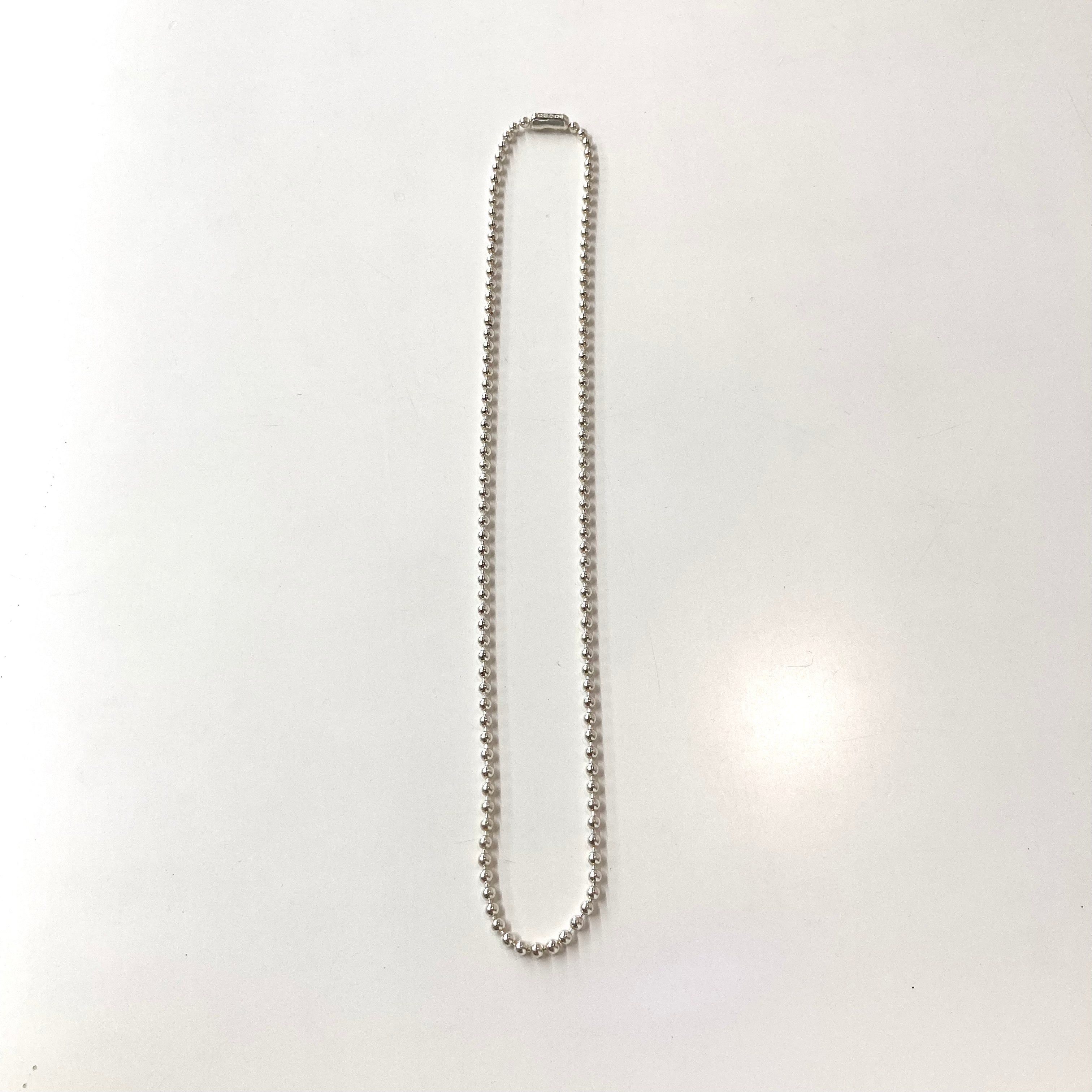 END CUSTOM JEWELLERS】BALL CHAIN NECKLACE <3 DIAMOND SET&gt