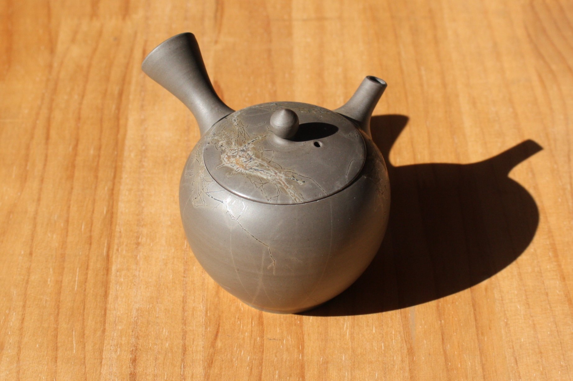 水野博之 焼締藻掛け急須 hiroyuki 01 - 常滑焼急須館オンライン
