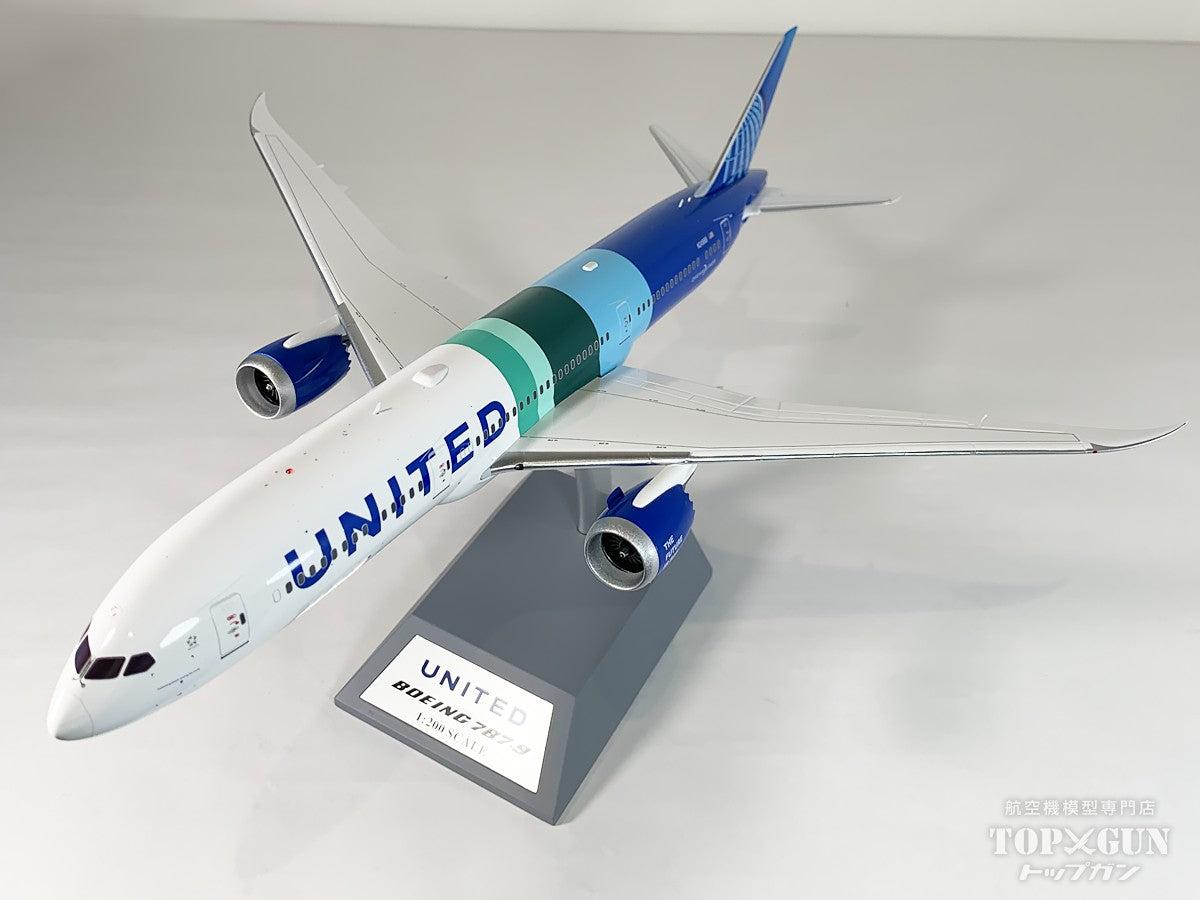 InFlight200 787-9 ユナイテッド航空 THE FUTURE IS SAF scheme N24988