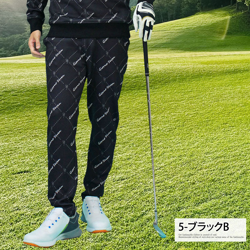 GIORNO SEVEN ジョルノセブン ゴルフパンツ メンズ ゴルフウェア 総柄