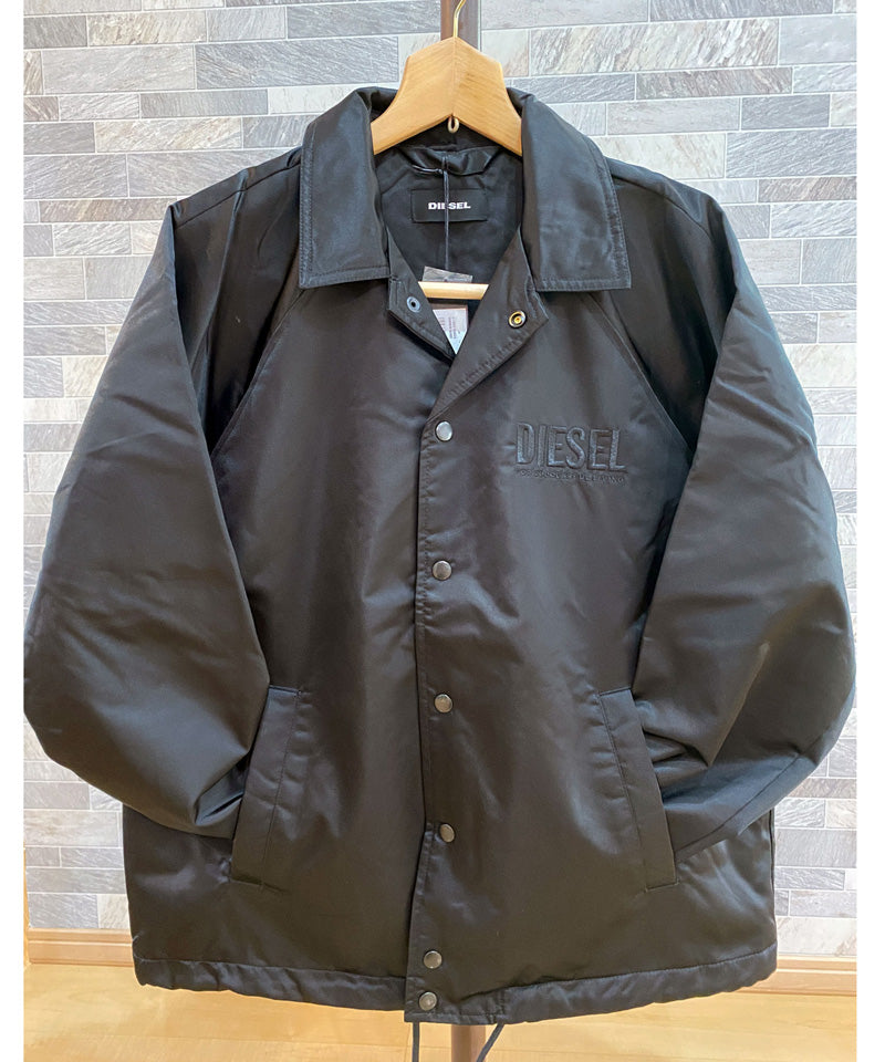 DIESEL ディーゼル ロゴ刺繍 コーチジャケット ナイロンジャケット J