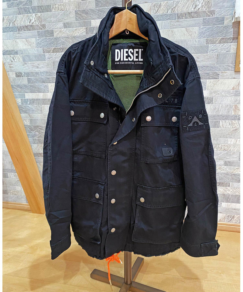 DIESEL ディーゼル バック刺繍 ミリタリージャケット M-65 J-TOUCHA