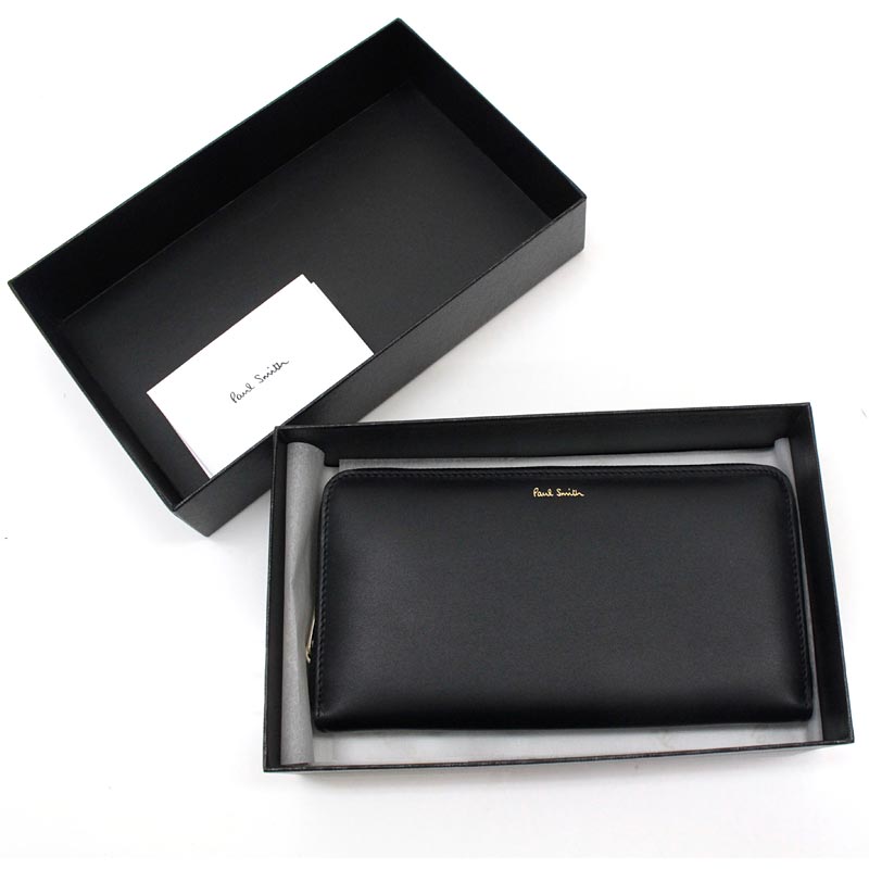 PAUL SMITH ポールスミス 長財布 ラウンドファスナー 財布 レザー 本革