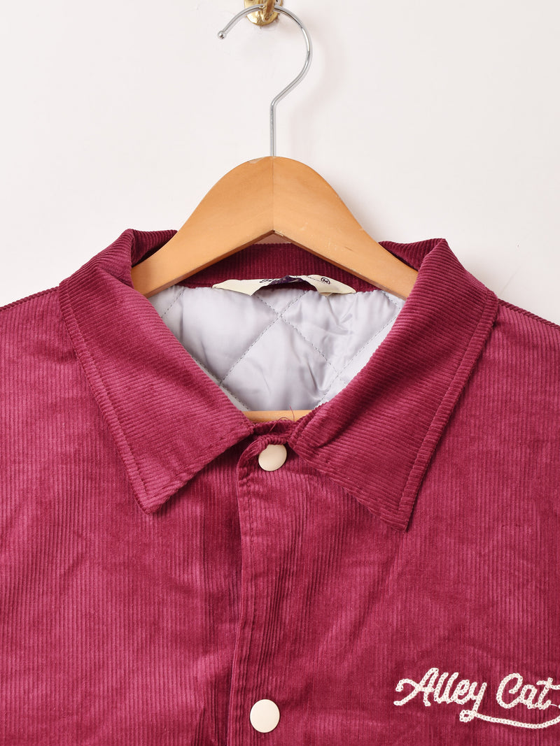 2色展開】Backers パッチ刺繍 コーデュロイ スタジアムジャケット