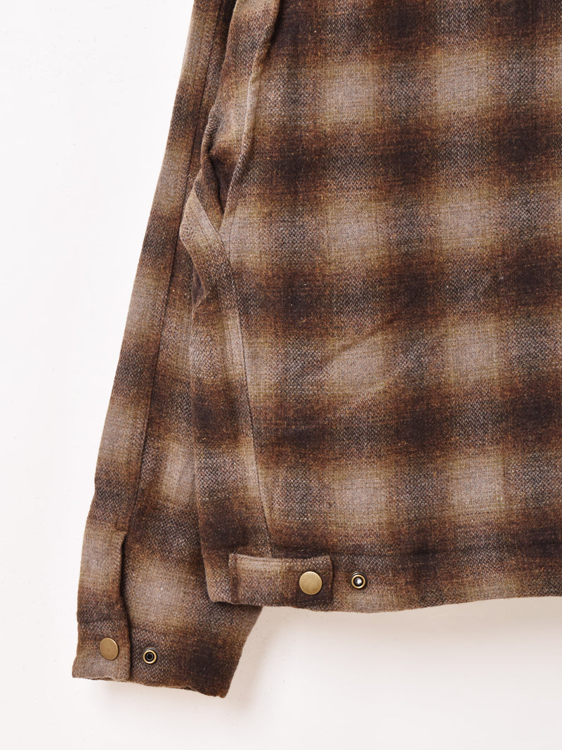 3色展開】Backers 中綿入り チェック柄 ワークジャケット – 古着屋Top