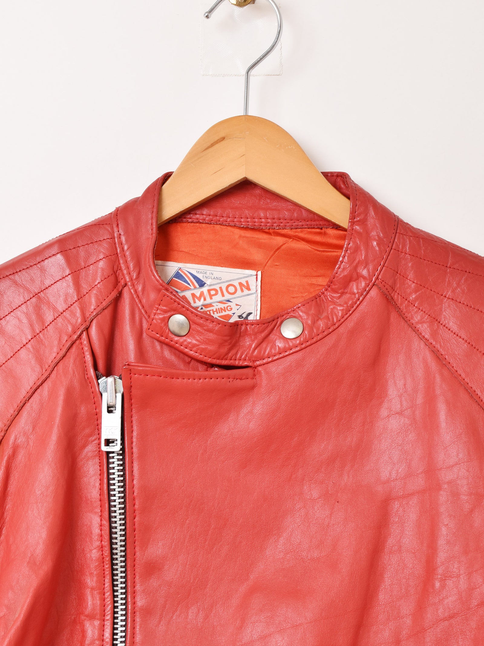 70's ”RIVETTS CHAMPION” Motorcycle Jacket – 古着屋Top of the Hill