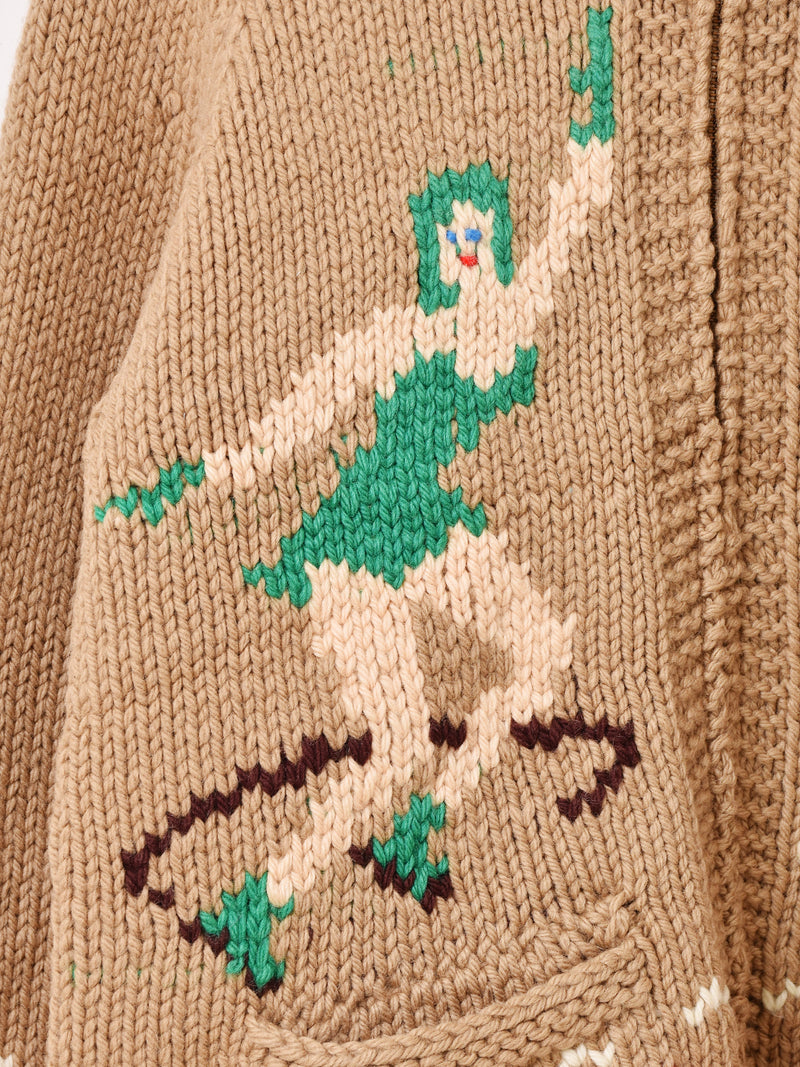 50's〜60's ダンス柄 カウチンセーター – 古着屋Top of the Hillの