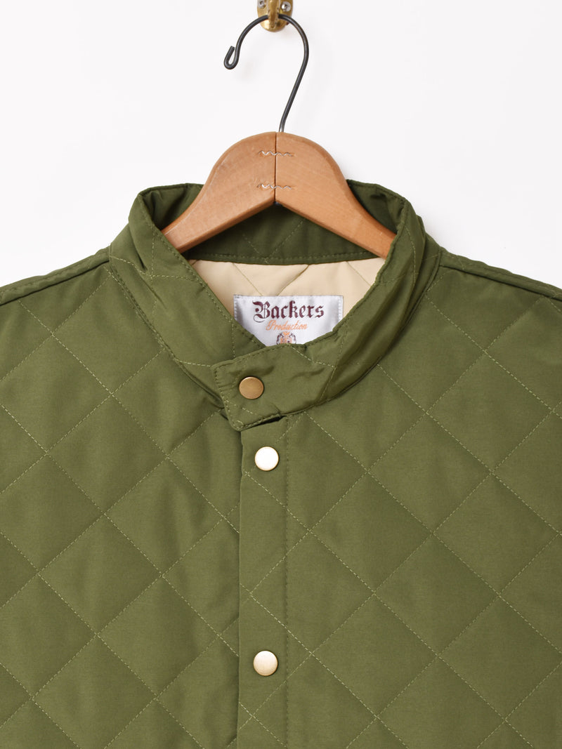 2色展開】Backers キルティングベスト – 古着屋Top of the Hillの
