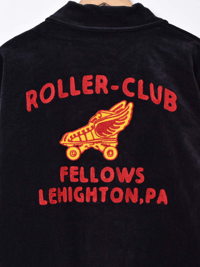 3色展開】「Backers」刺繍入り コーデュロイジャケット「ROLLER-CLUB