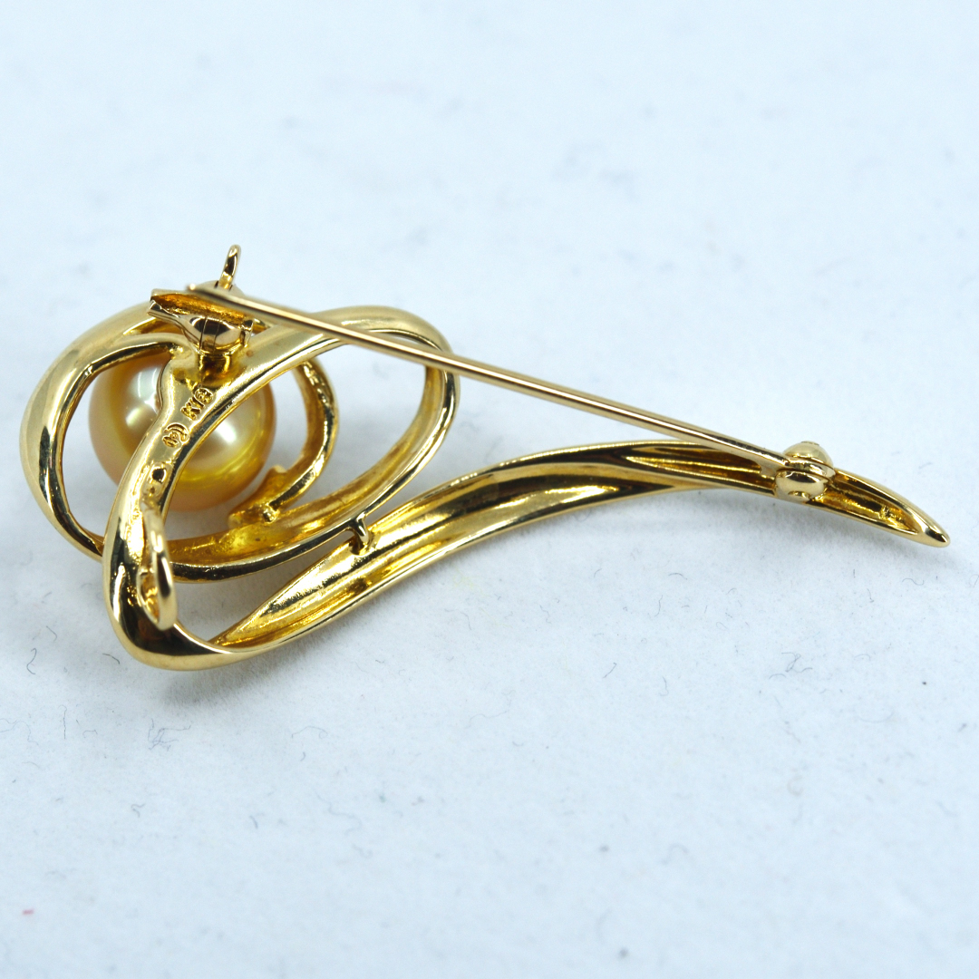 タサキ TASAKI K18 ゴールドパールブローチ | 中古通販 | 【公式