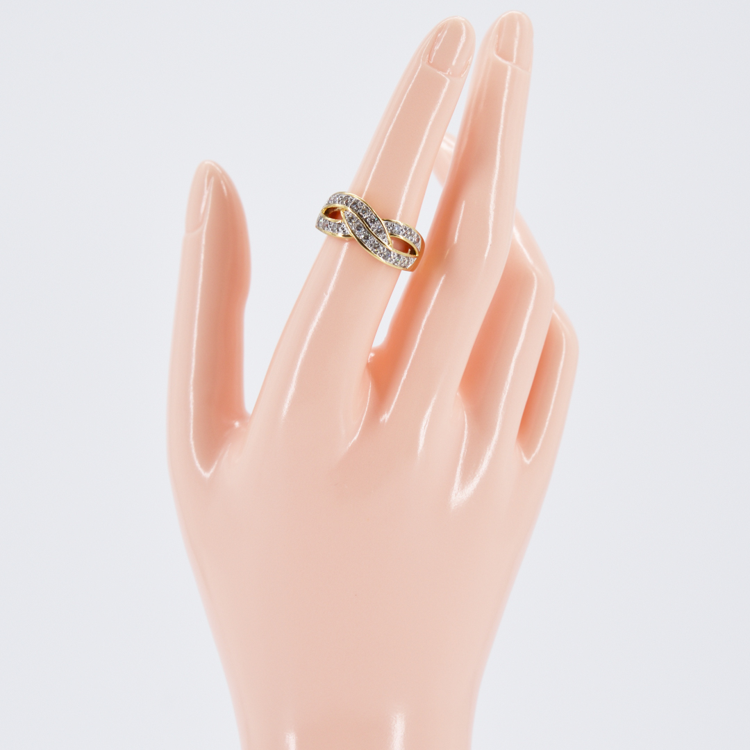 K18 ダイヤモンドリング 0.52ct 14号 | 中古通販 | 【公式】TORAFUKU(虎福)