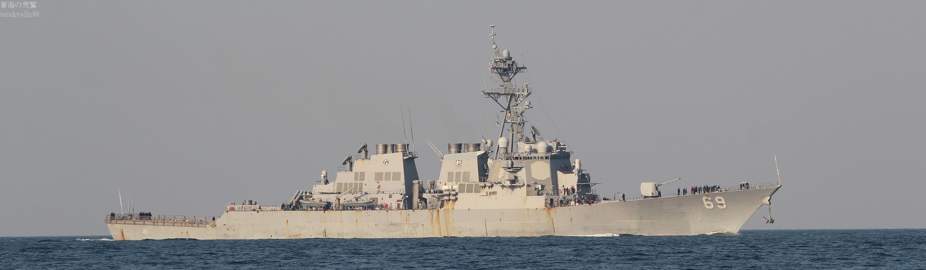 アメリカ海軍ミサイル駆逐艦「ミリアス」