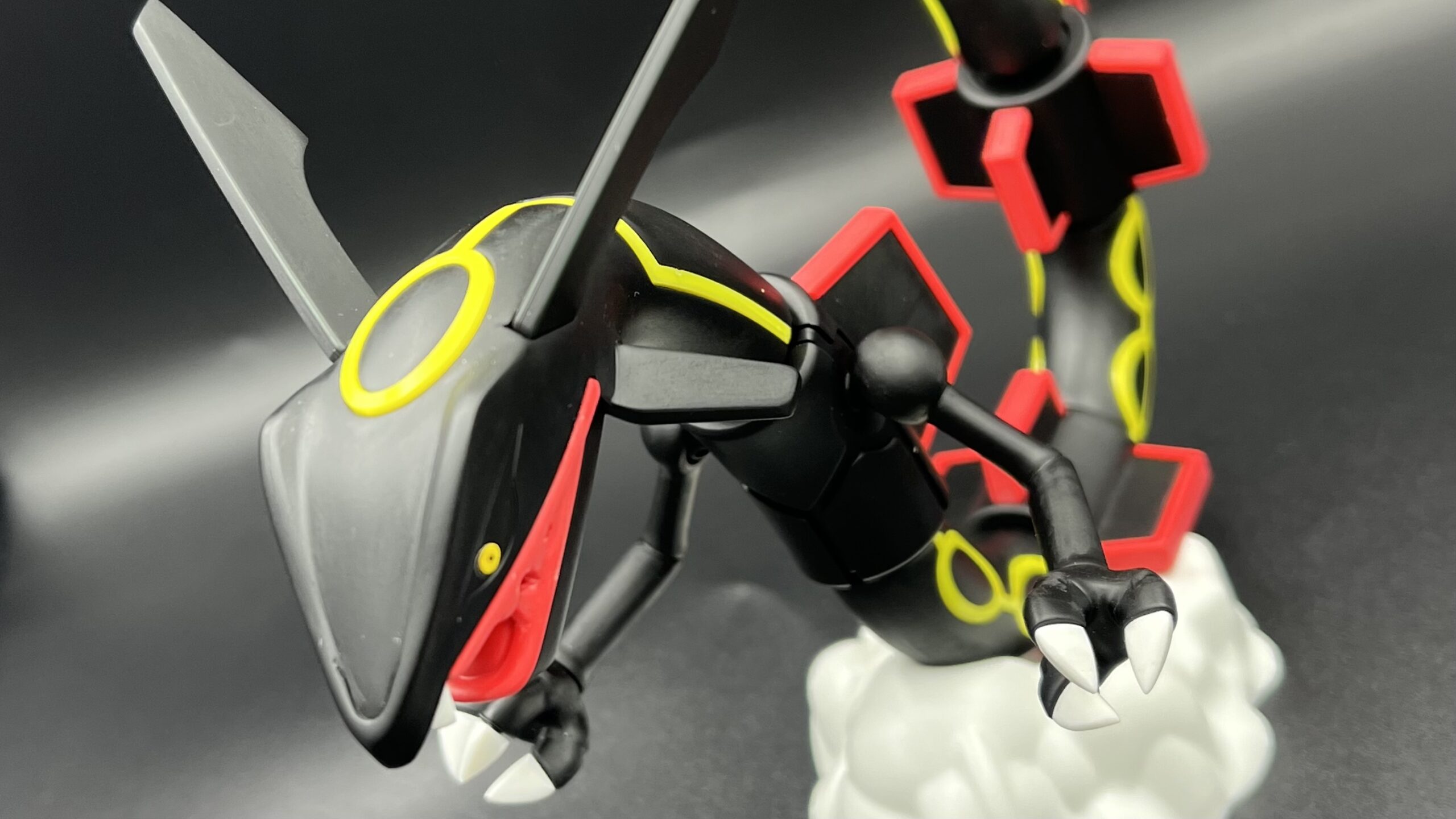 ポケプラ改造 黒いレックウザ | 虎次朗HOBBY