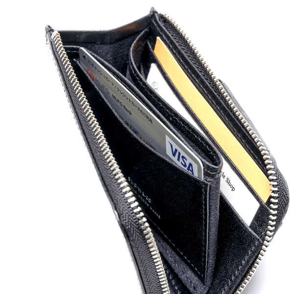 スロウ ブライドルレザー L字ファスナー ミニウォレット コインケース