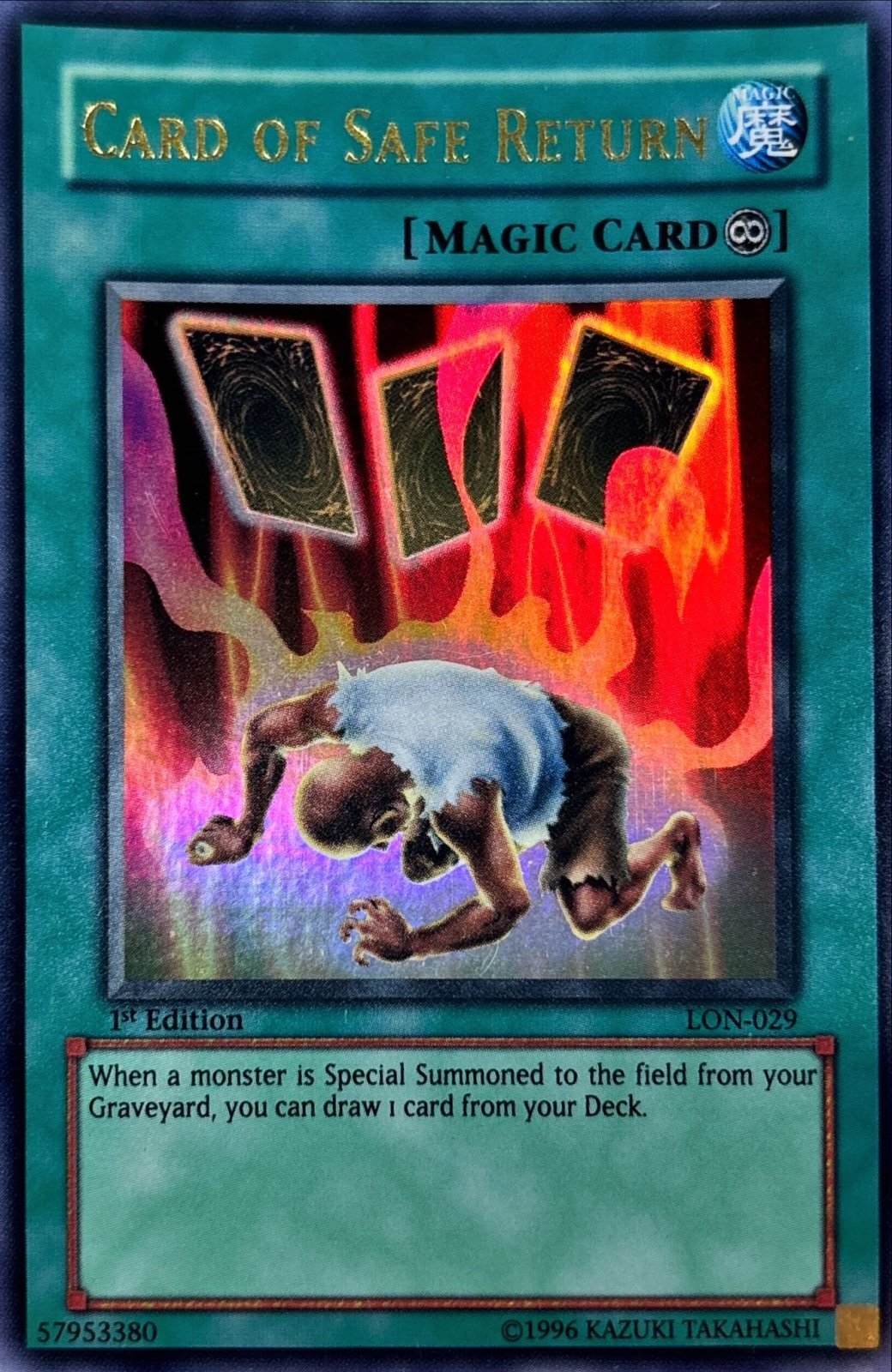 生還の宝札 【魔法】【ウルトラ】【LON-029】【旧アジア】【1st