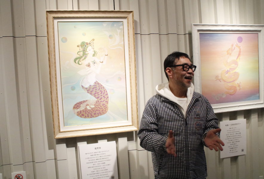 新作となる龍作品6点も展示！陶彩画家「草場一壽」の新作展が東京