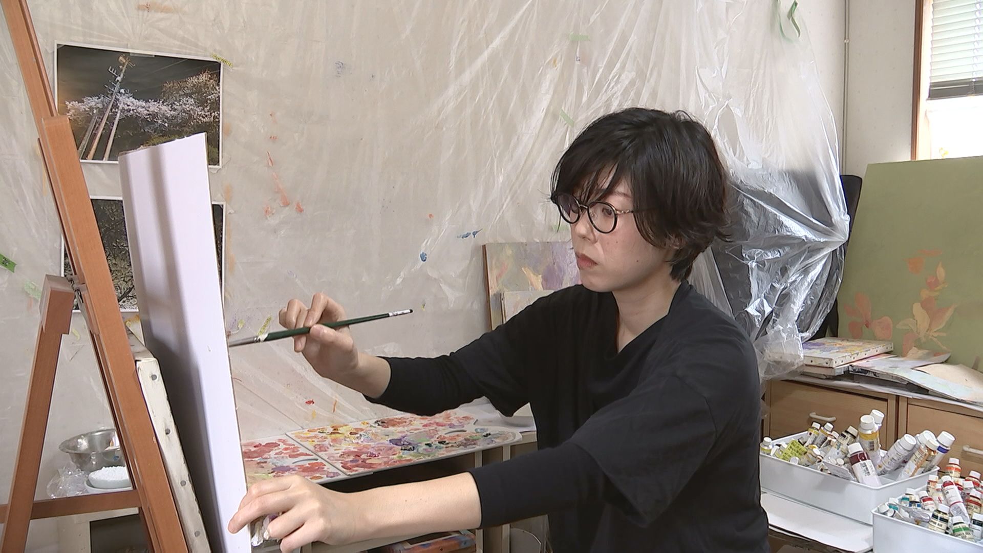 イタリアでも作品展示「古里の魅力を色鮮やかな油絵で」別府で活動する