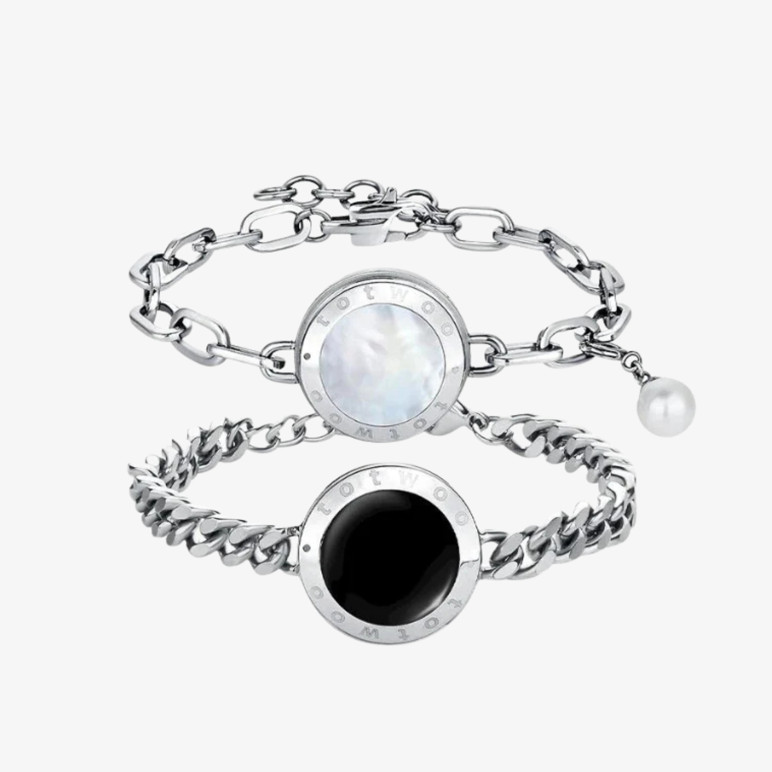 皆既月食人生の成功と円満二玉オルゴブレスレット 皆既月食☆