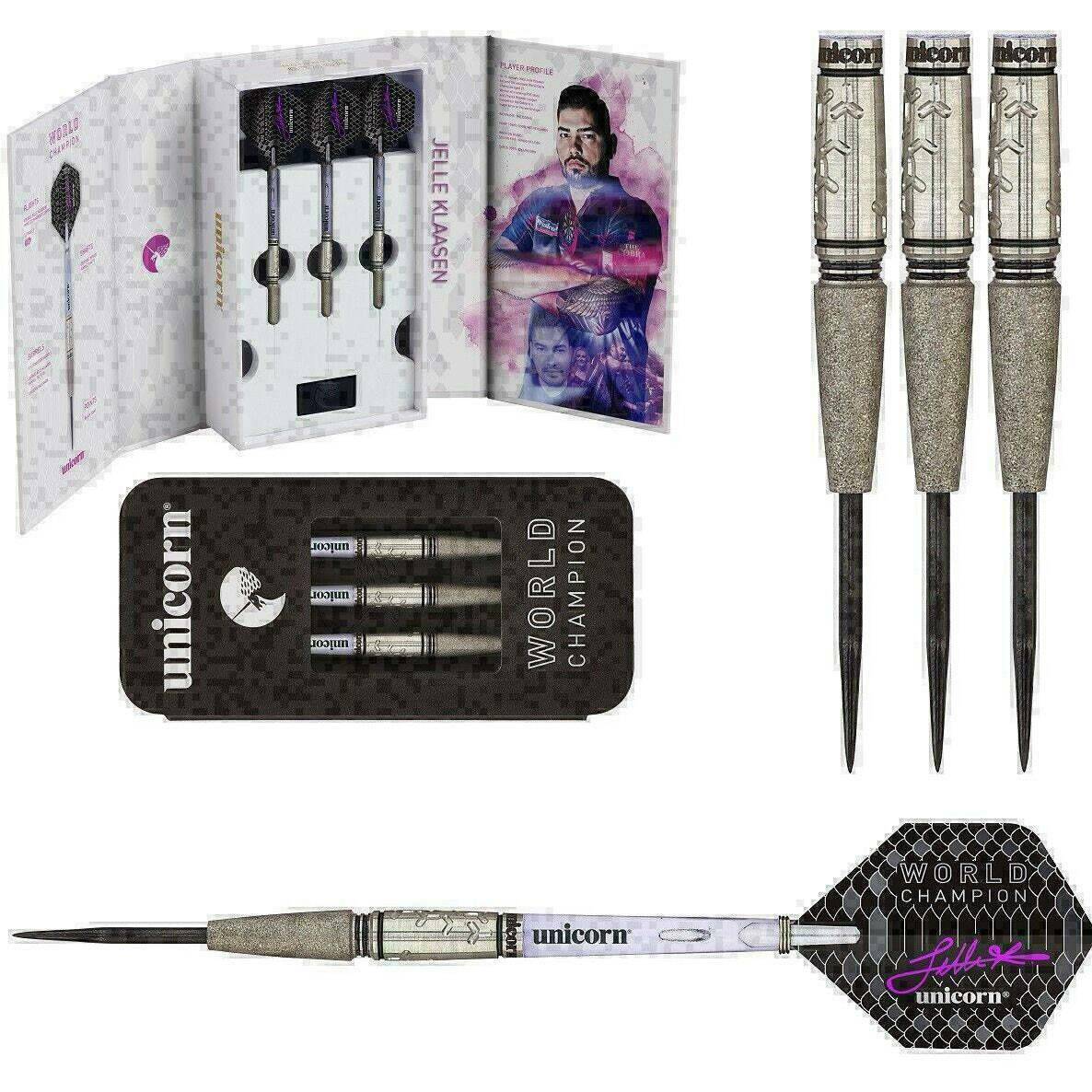 Unicorn World Champion Jelle Klaasen Natural 97% Tungsten 20g