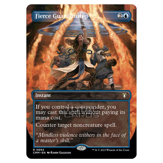 Magic The Gathering - Commander Masters - Fierce Guardianship (Borderl