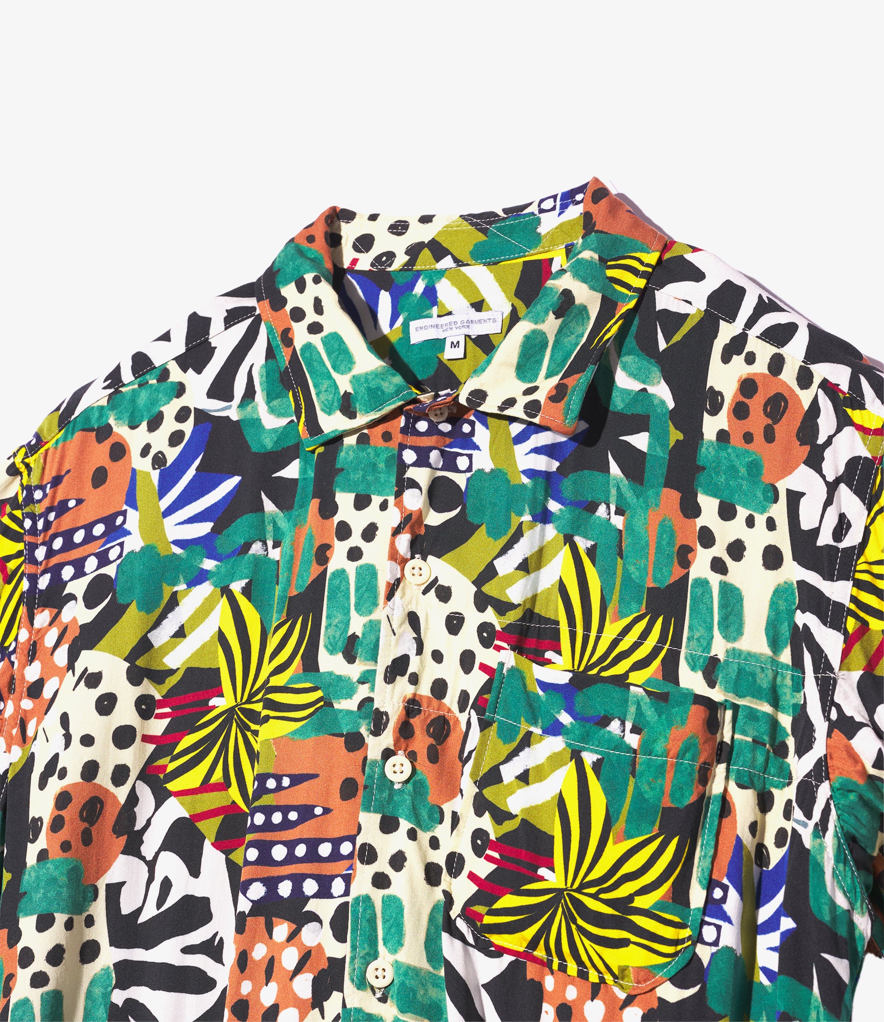 Engineered Garments Camp Shirt - Multi Color African Print