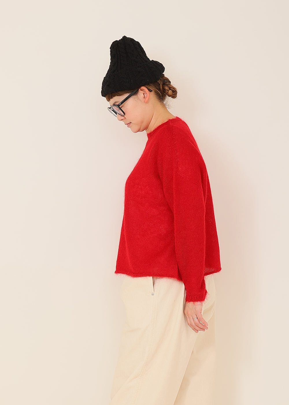 キッドモヘヤリラックスニット│to touch