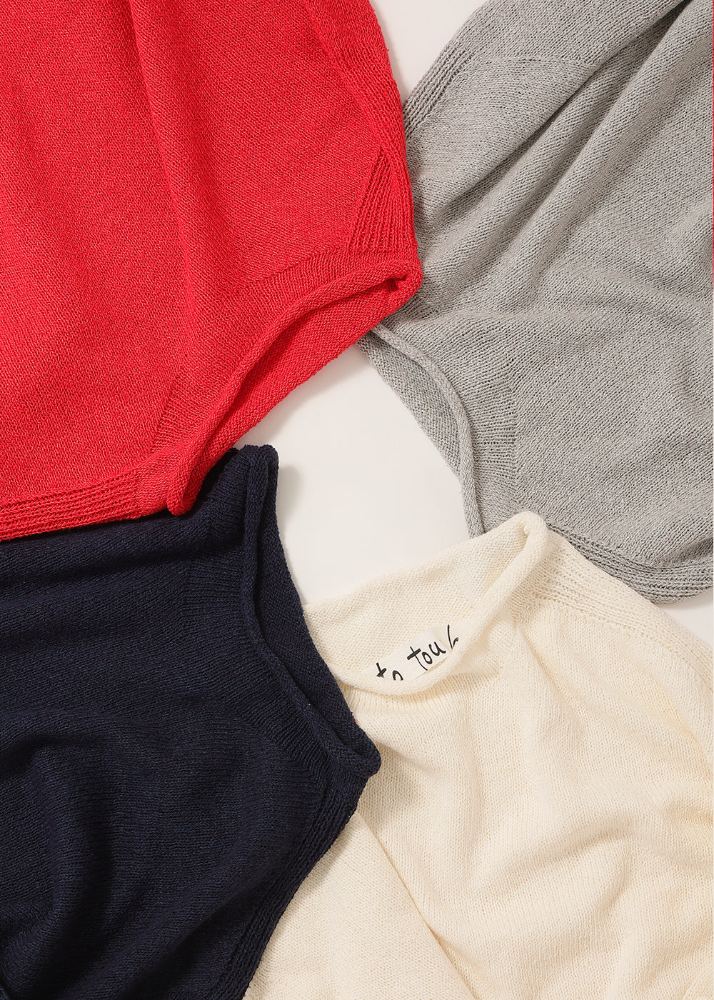 シルクコットン ラウンドネック│to touch