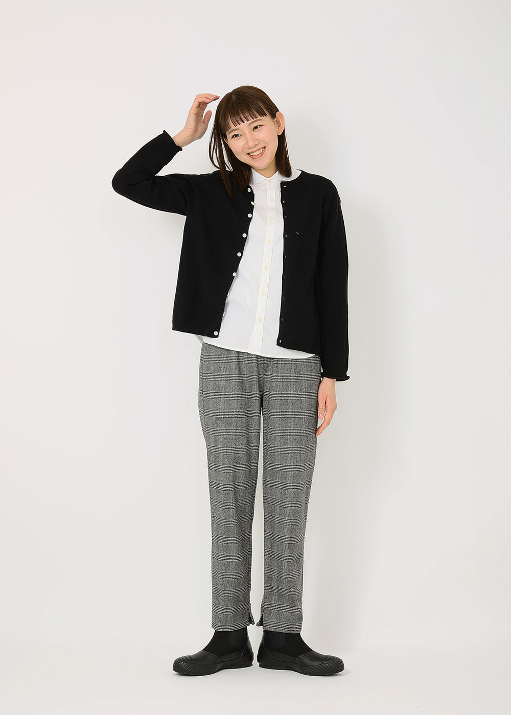 カシミヤ混ウールパンツ│to touch