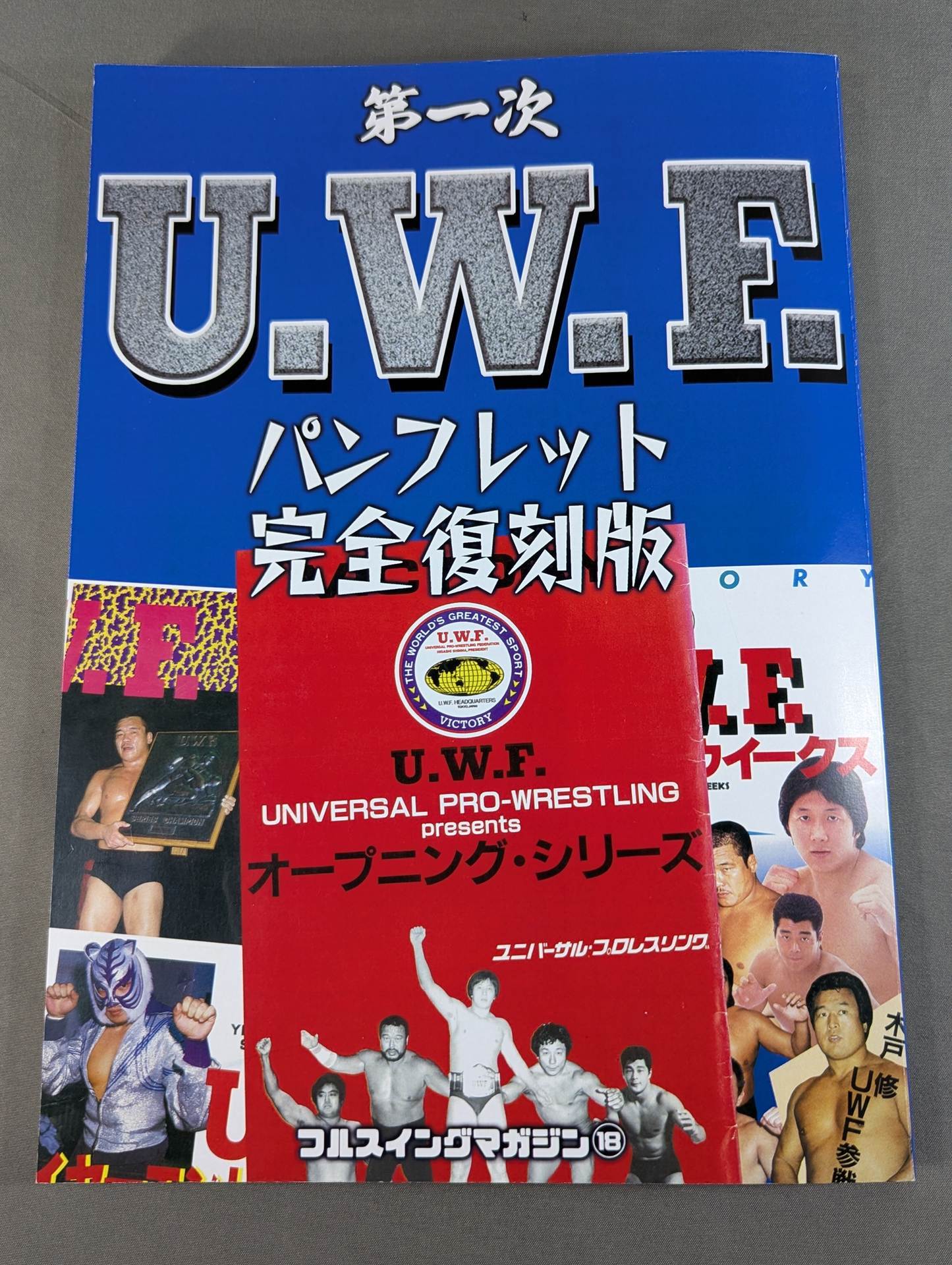 Full Swing Magazine Vol.18 1st UWF Pamphlet Complete Reprint – 闘道館