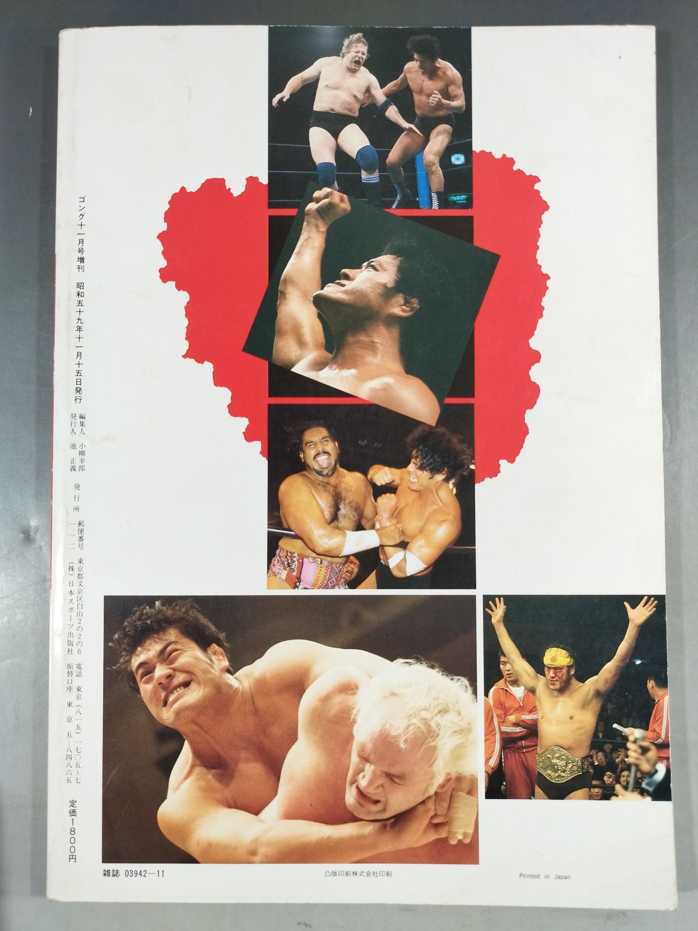 ゴング増刊号 THE名勝負 燃える闘魂アントニオ猪木編 – 闘道館