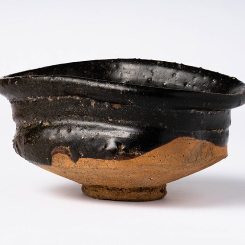 織部黒茶碗 – Oribe Black Tea bowl | 陶磁オンライン美術館ーTOUJI