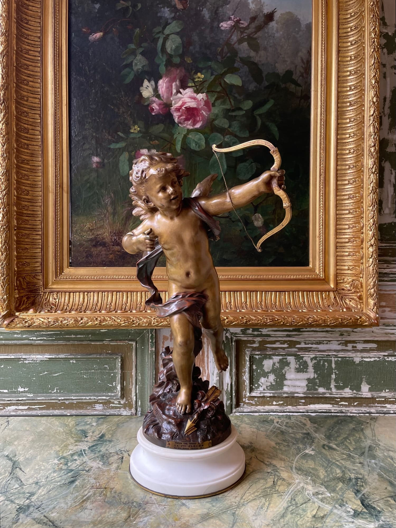 オーギュスト・モロー『La 1ère flèche 』ブロンズスタチュー hpt473