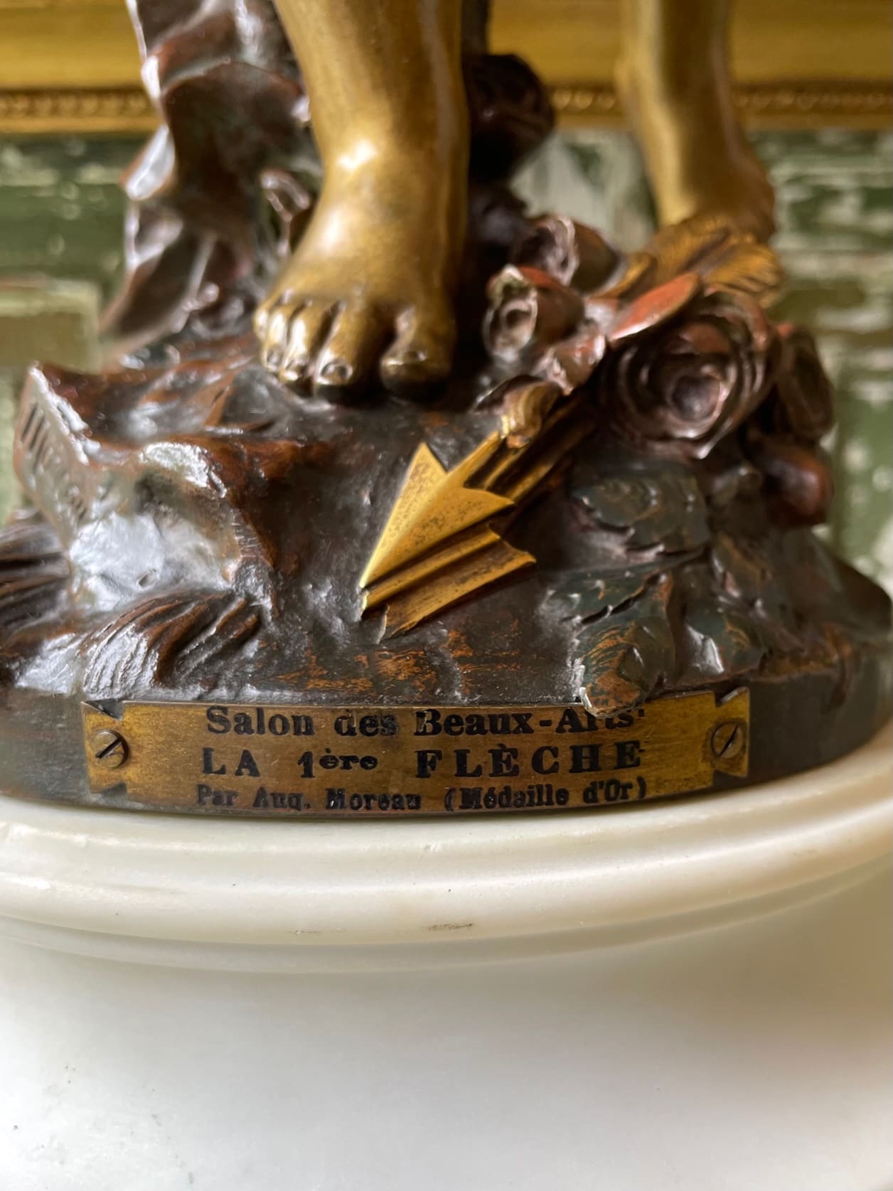 オーギュスト・モロー『La 1ère flèche 』ブロンズスタチュー hpt473
