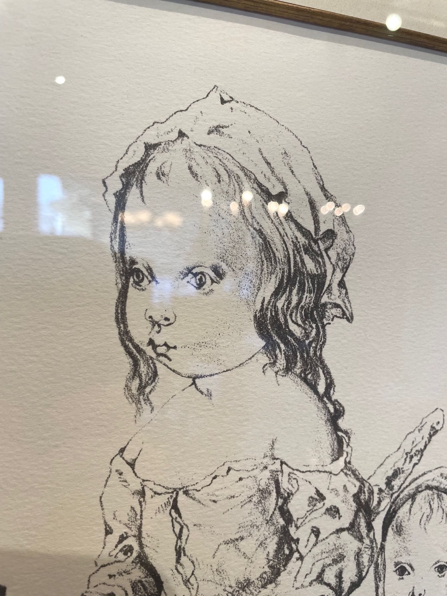 レオナール・フジタ（藤田嗣治） リトグラフ「パンとミルクポットを