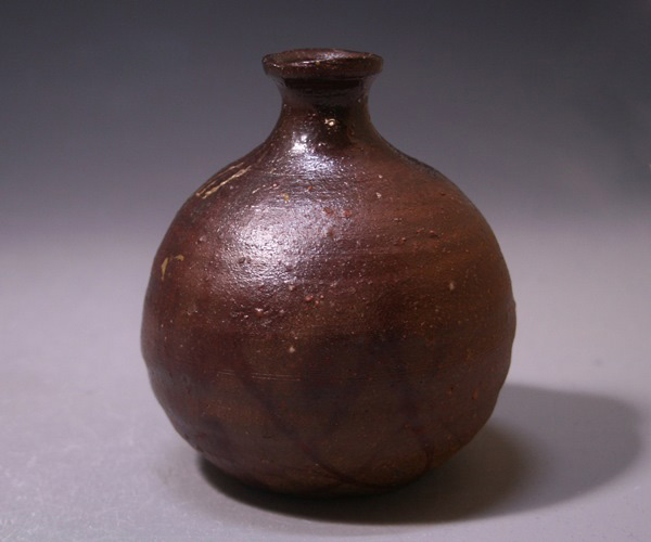 藤原 建 作 「備前小徳利」 ～備前焼専門卸小売店 川口陶楽苑～