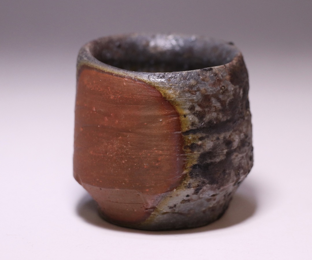 小山末廣 作 「備前窯変ぐい呑」 ～備前焼専門卸小売店 川口陶楽苑～