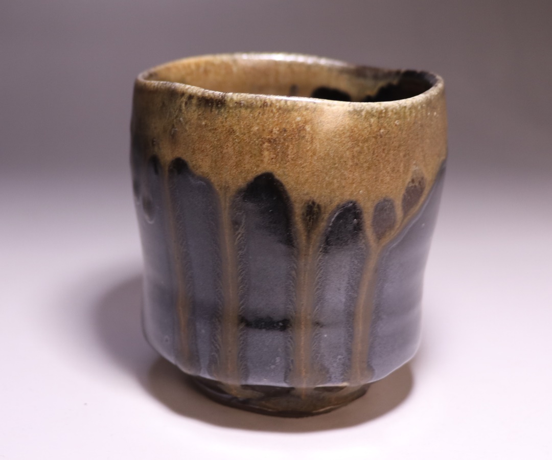 馬場隆志 作 「備前黒酒呑」 ～備前焼専門卸小売店 川口陶楽苑～