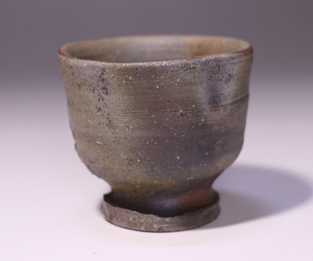 藤原 建 作 「備前馬上盃」 ～備前焼専門卸小売店 川口陶楽苑～