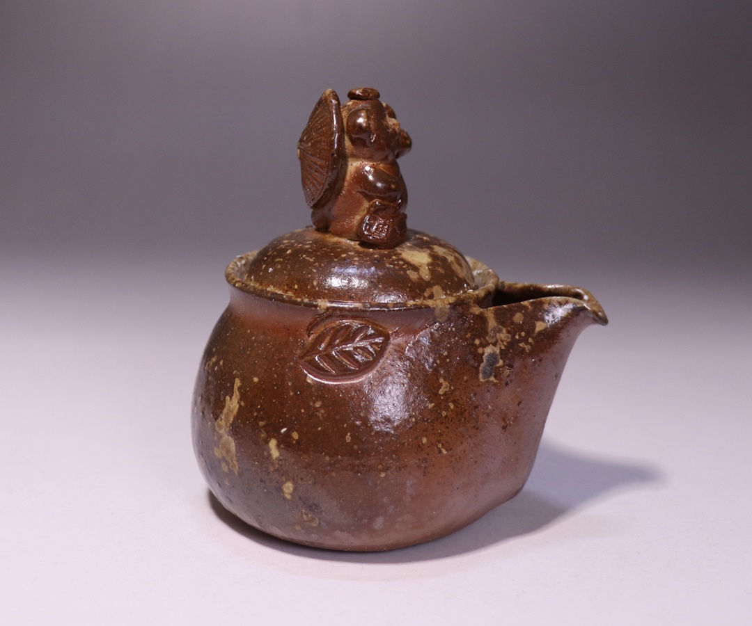中原幸治 作 「備前狸宝瓶」 ～備前焼専門卸小売店 川口陶楽苑～