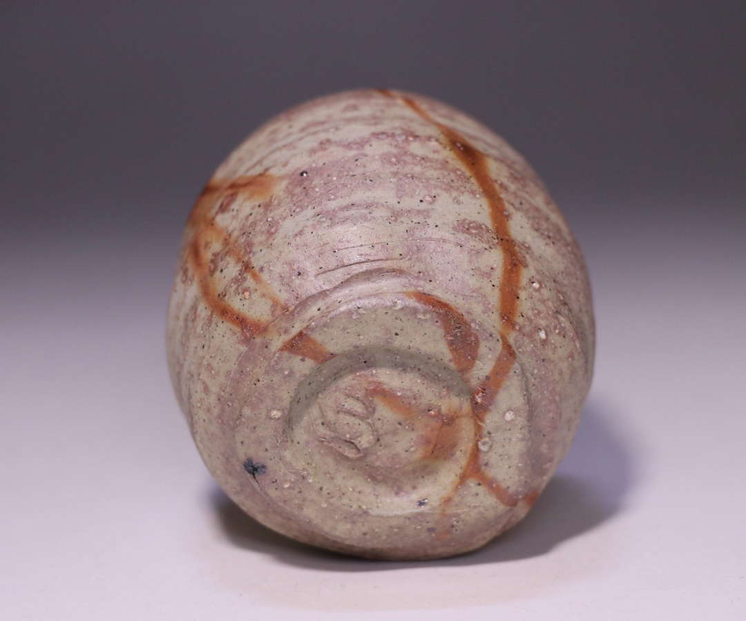 高力芳照 作 「備前火襷酒呑」 ～備前焼専門卸小売店 川口陶楽苑～