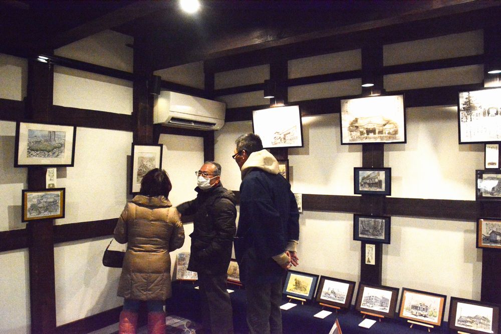 堺市立町家歴史館「平地和広 堺の風景水彩スケッチ原画展