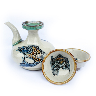 壺屋焼 魚紋｜壺屋焼窯元 陶眞窯