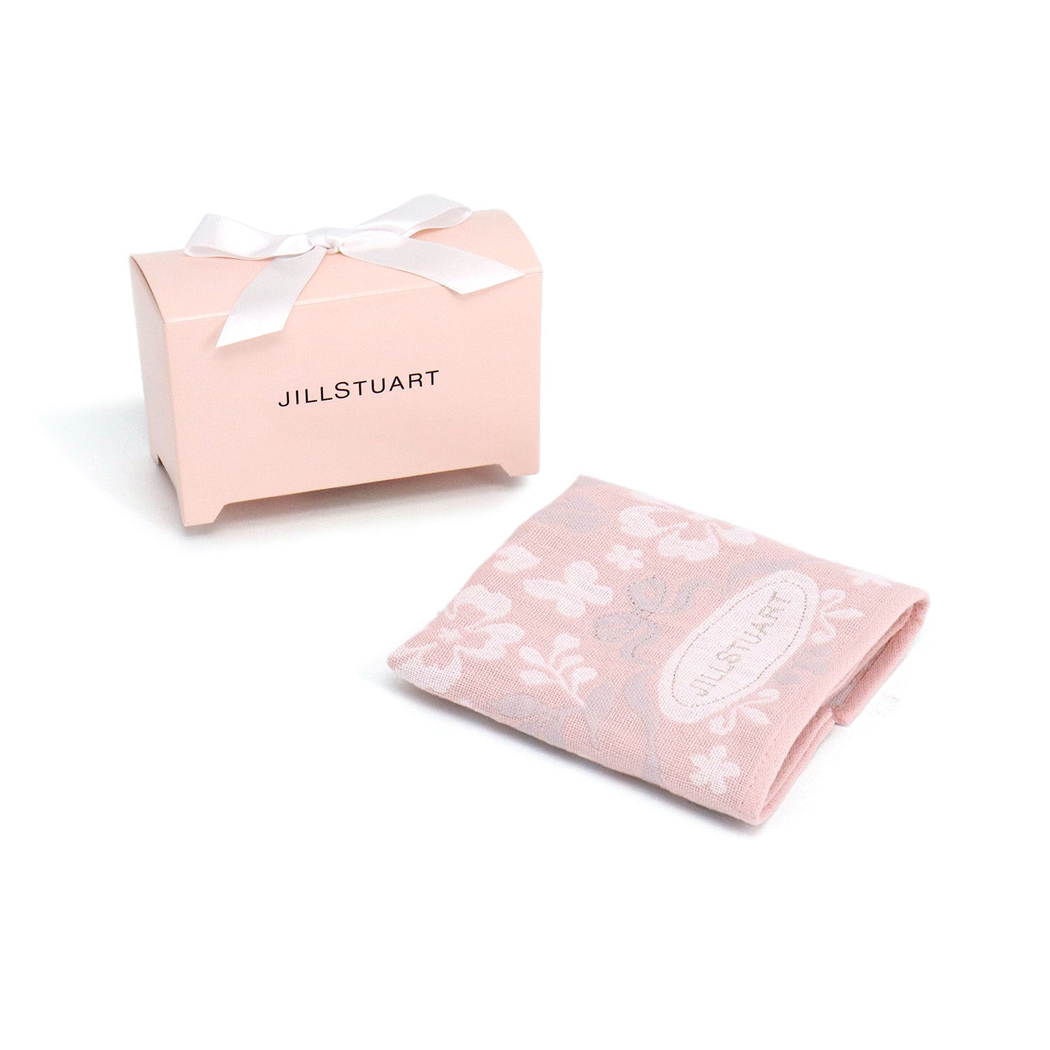 JILLSTUART』リボンBOX入り フローラルガーゼ タオルハンカチ – タオル
