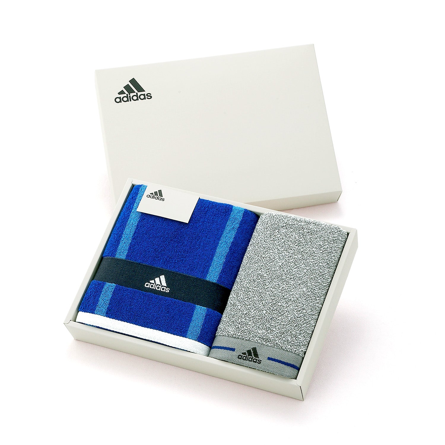 adidas』エーベル タオルギフト (フェイスタオル×1 スポーツタオル×1