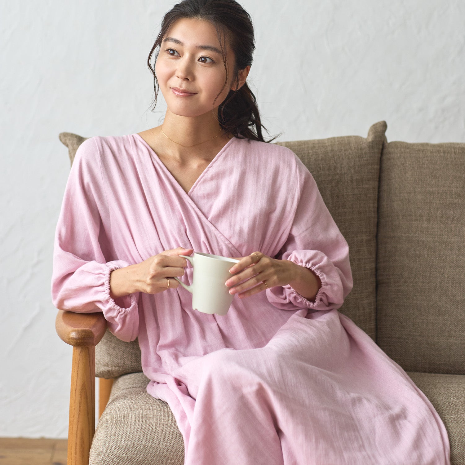 cococi beauty』 リナ ガーゼカシュクールワンピース – タオル美術館